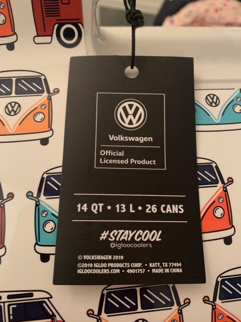 NWT VW Bus Volkswagen Vanagon Large Playmate Cooler RARE! 14 Qt Limited Edition - Picture 7 of 8